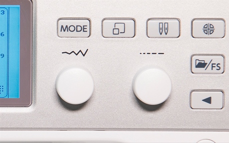 steek afstellen met de janome mc 6700p