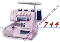 Elna 744 overlock/coverlockmachine
