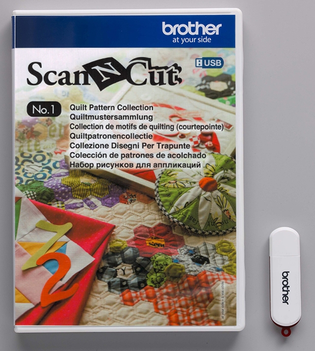 Brother ScanNCut USB1 Quilt patronen collectie