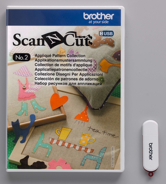 Brother ScanNCut USB2 Applicatie patronen collectie
