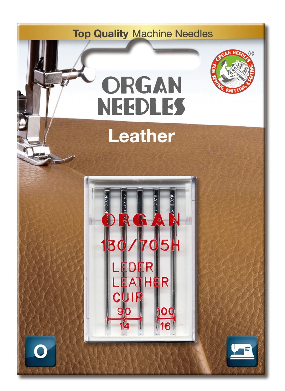 Naaimachinenaald 130-705 H-LL leer Organ