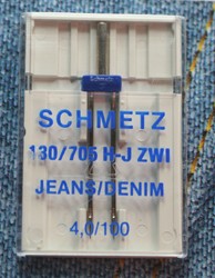 Naaimachinenaald 130-705H twin jeans Organ
