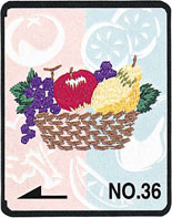 Brother borduurkaart Fruit & Groenten