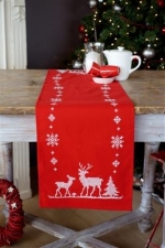 Loper kerst met herten