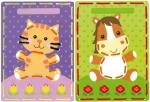 Borduurkaarten poes en pony