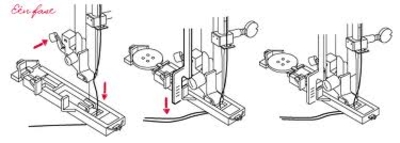 Automatische Knoopsgatvoet R,Janome