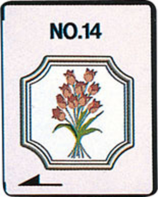 Brother borduurkaart bloemen