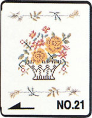 Brother borduurkaart Naaldwerk - kruissteekmotieven