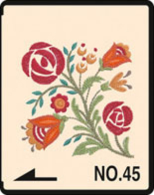 Brother borduurkaart Bloemen & Boorden