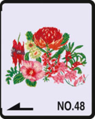 Brother borduurkaart Australische Bloemen