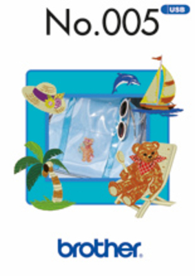 005,Brother borduurUSB Zomercollectie