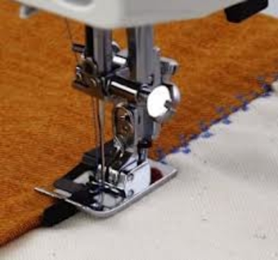 naadquiltvoet met midden geleider,Elna