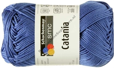 Catania katoen 0261 delftsblauw