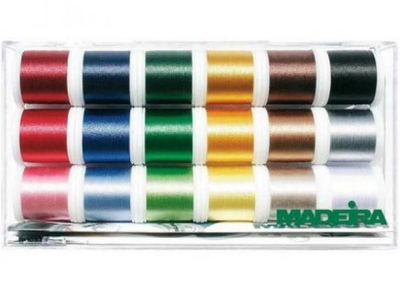 Madeira garen box 18 kleuren