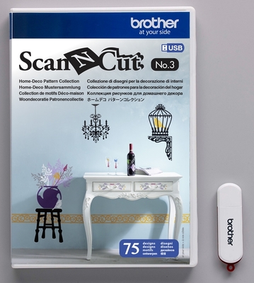Brother ScanNCut USB3 Woon Decoratie Collectie