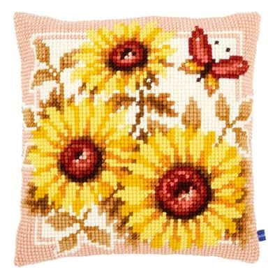 Kussen zonnebloem