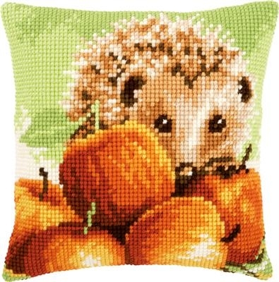 kussen egel met appels
