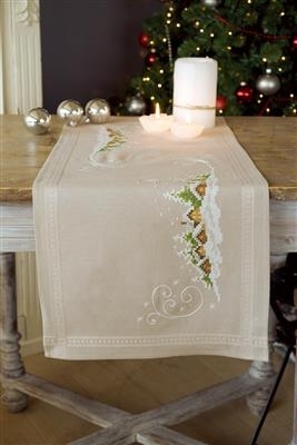 loper winterdorpje