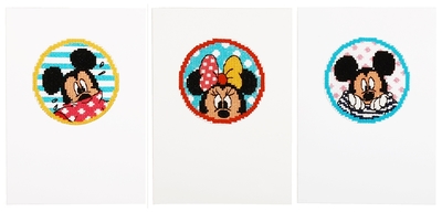 Wenskaart mickey en minnie
