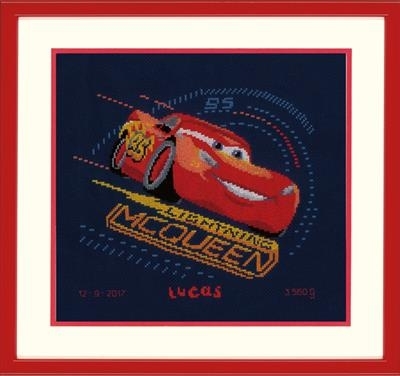 Lightning McQueen met gierende banden