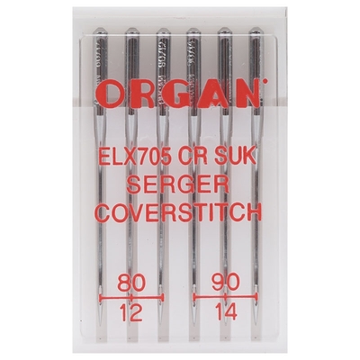 Coverstitch naalden ELx705 CR SUK 80-90 Organ