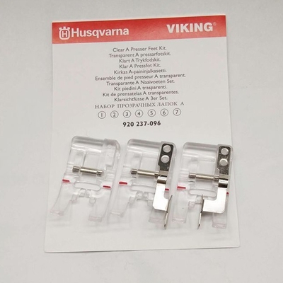 Transparante naaivoetenset Husqvarna